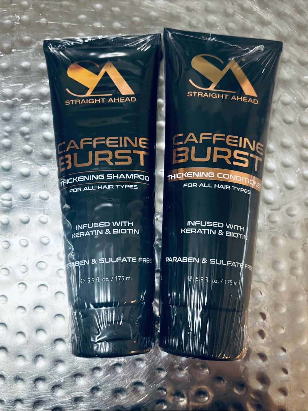 Straight Ahead Caffeine Burst Thickening Shampoo & Conditioner